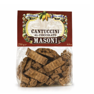 Cantuccini al cioccolato - biscotti med sjokolade (250 gr)