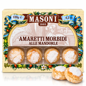 Amaretti alle mandorle 120 gr - Myke mandelkjeks